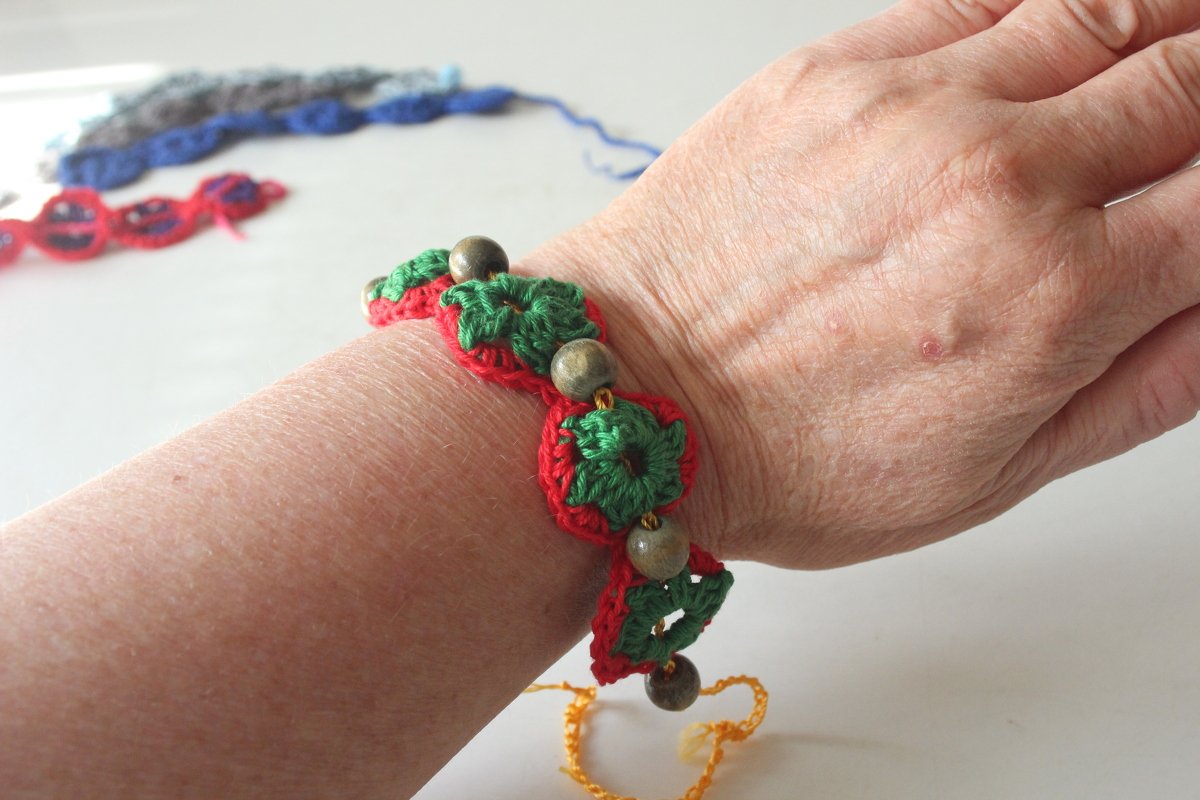 Häkelanleitung Armband "Festival" - Bild 13