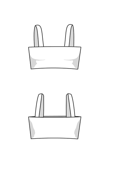 Sommertop Schnittmuster, Oberteil Jersey nähen, Einfach