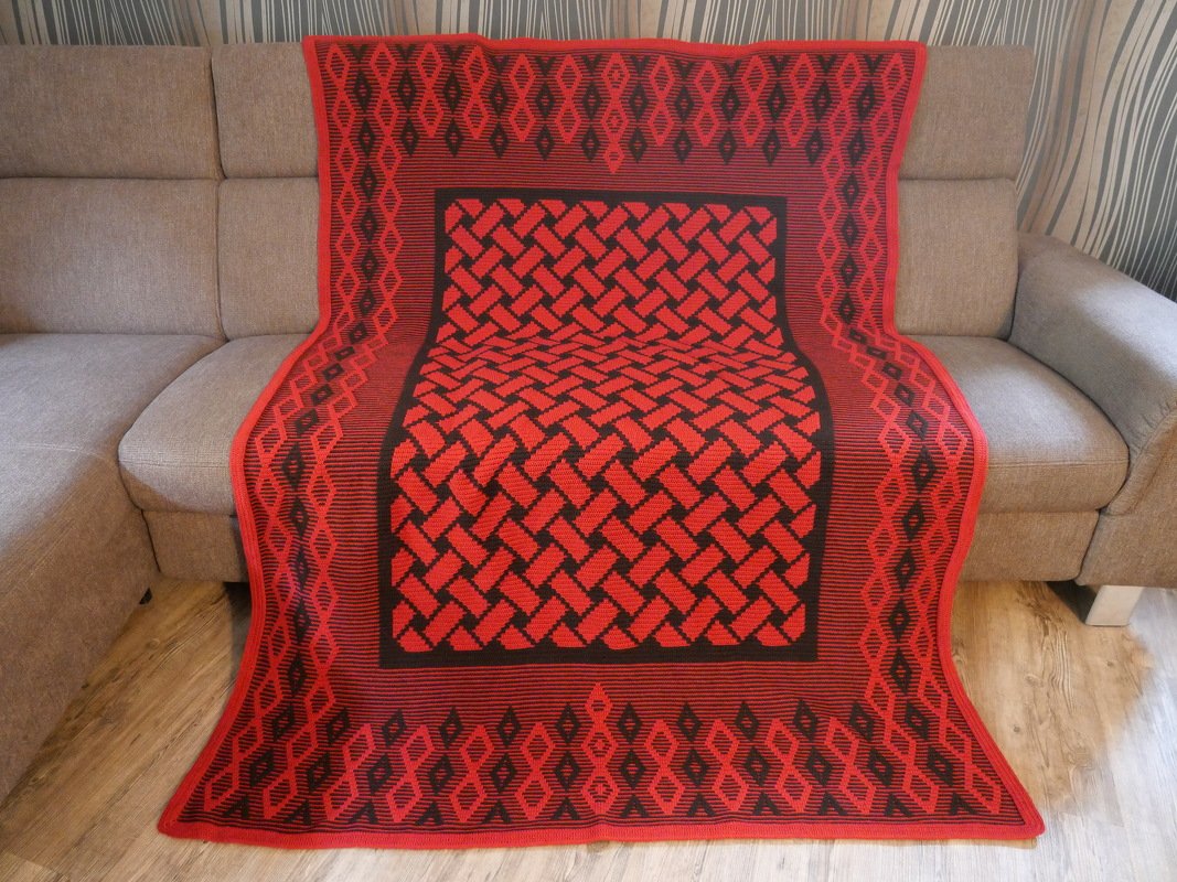 Häkelanleitung Decke "Maarifa"