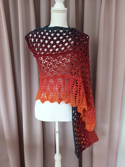 Häkelanleitung Stola "Lyke"