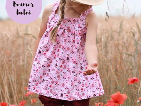 Ruffled Strap Dress - Beamer Version - Gr. 86 - 164