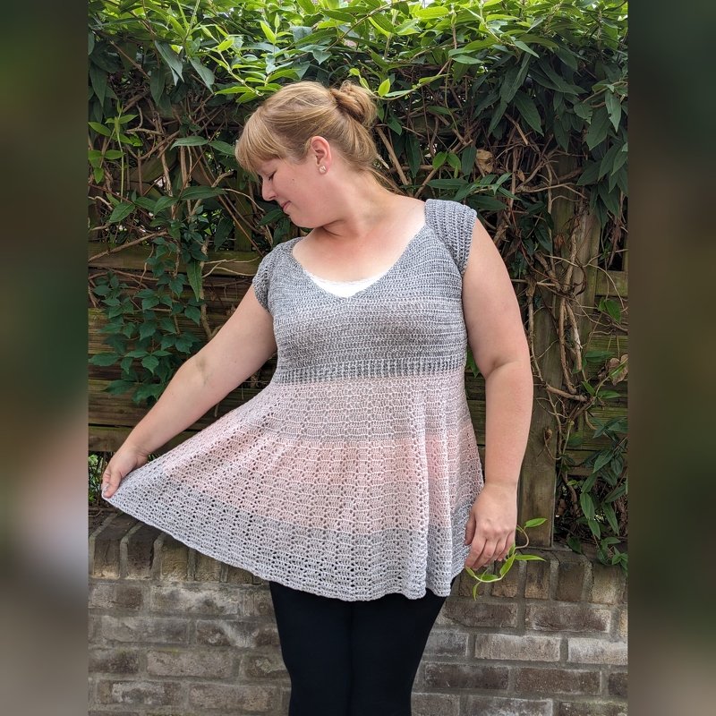 Mable - Shirt/Tunika/ Kleid häkeln im  RVO - Bild 3