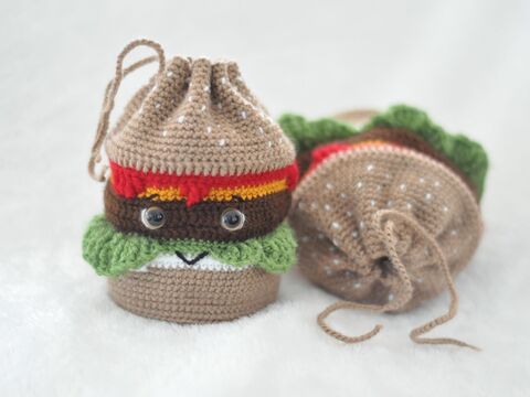 Häkelanleitung Tasche Hajo Hamburger