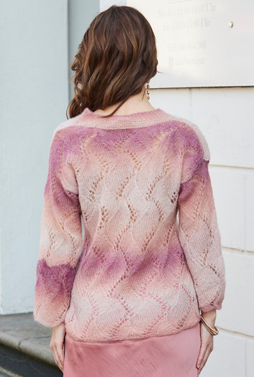 Pullover mit Lochmuster