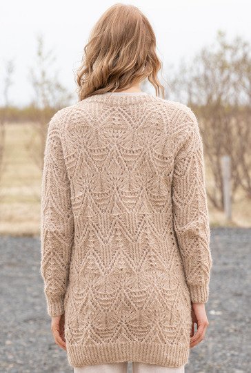 Jacke im Ajourmuster