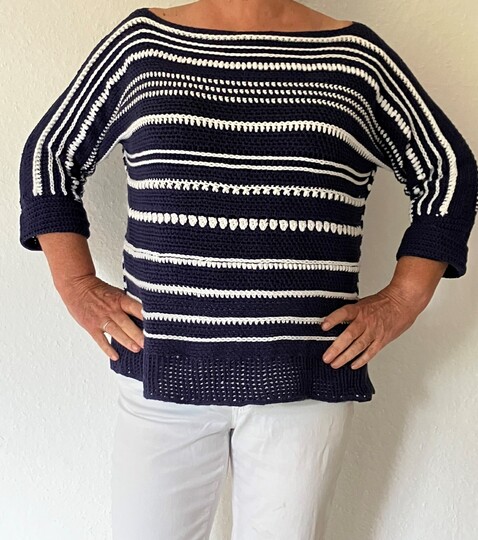 Ringelpullis, 2 in 1 Häkel-Anleitung