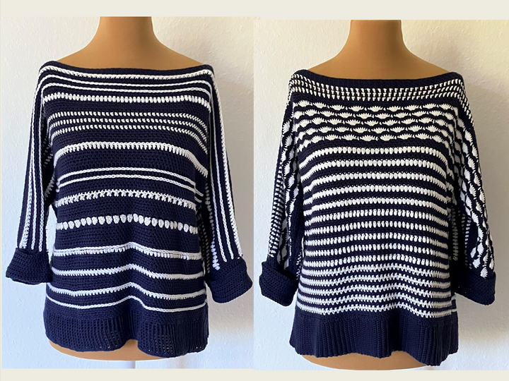 Ringelpullis, 2 in 1 Häkel-Anleitung