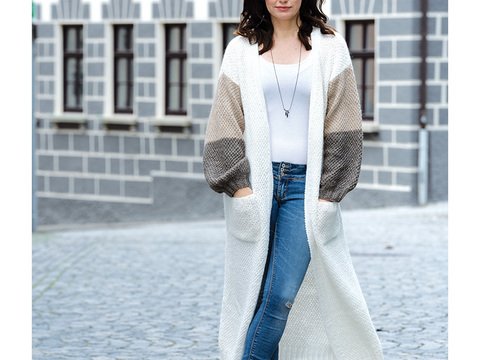 Strickanleitung Damenmantel "Como" 764025