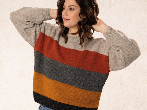 Strickanleitung Damenpullover "Como" 764001