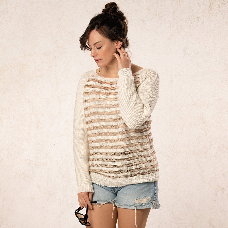 Strickanleitung Damenpullover "Macau" 764007 - Bild 2