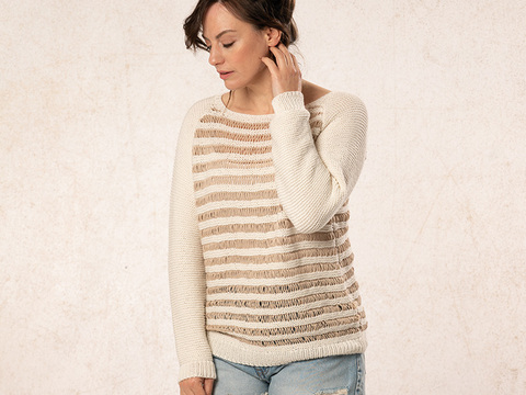 Strickanleitung Damenpullover "Macau" 764007