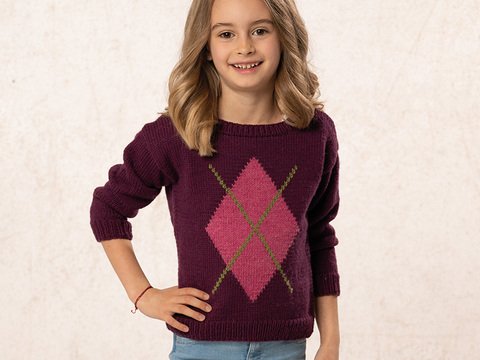 Strickanleitung Kinderpullover "Ideal" 764061