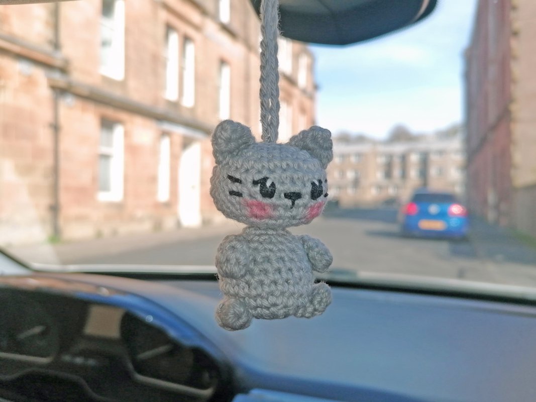 Mini Cat Amigurumi Crochet Pattern – Cute Kitten Keychain or Bag Charm - Image 2