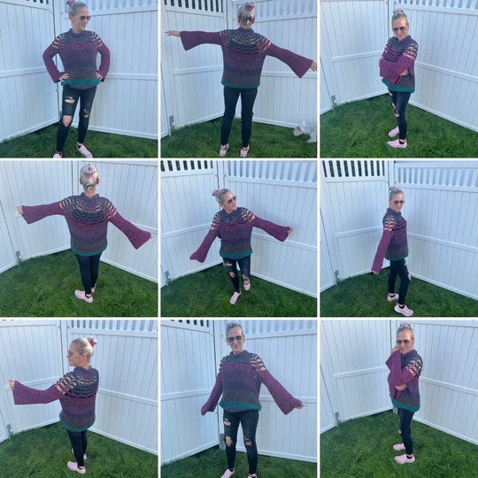 Häkelanleitung Pulli "Bunter Mix"