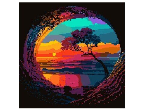 Häkelmuster * TELESKOP * Grafik für Fm Decke