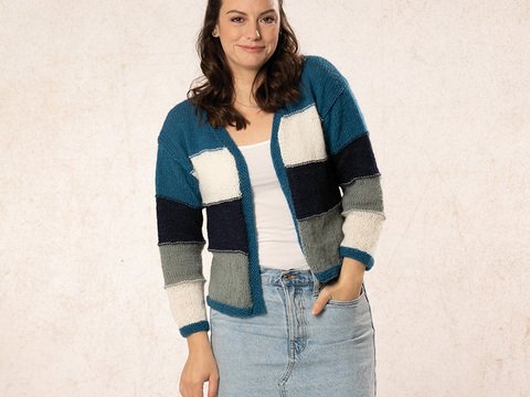 Strickanleitung Damenjacke "Toledo" 764010