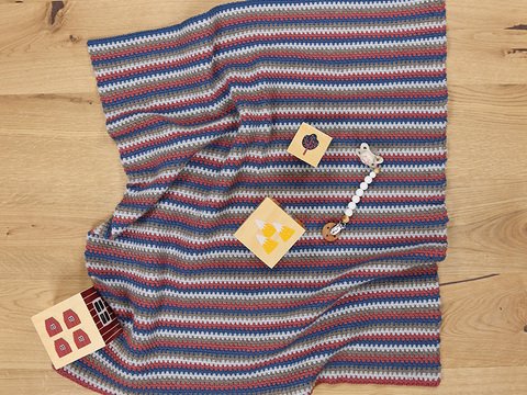 Häkelanleitung Babydecke "Capri" 764037