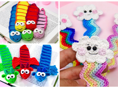 Three Bookmarks Economy Set - Crochet Pattern