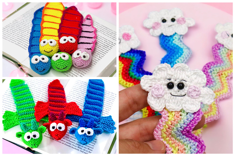 Three Bookmarks Economy Set - Crochet Pattern