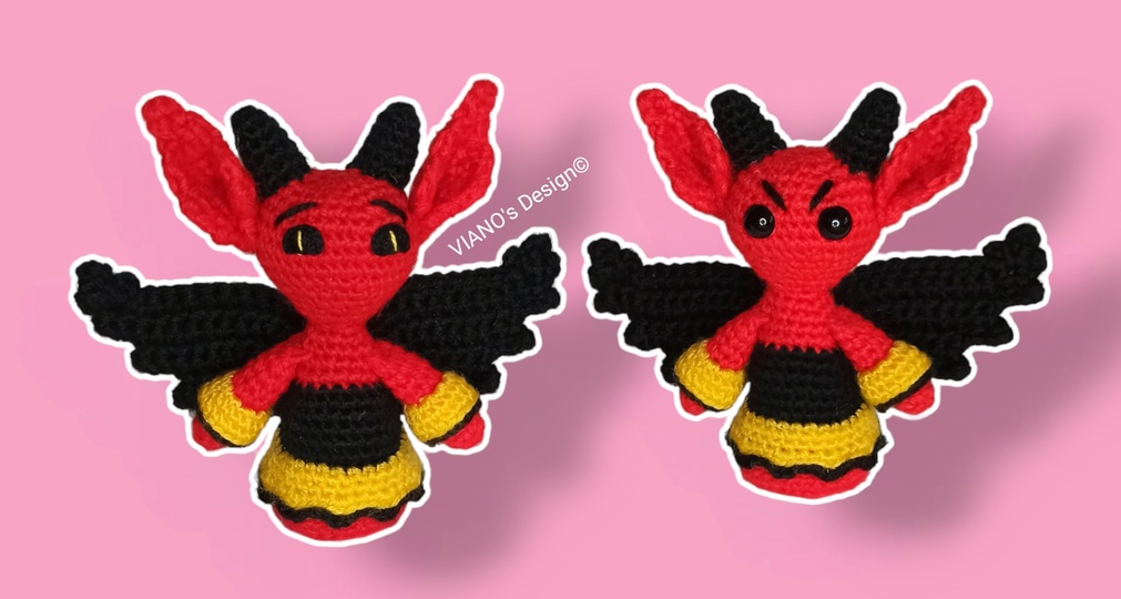 Crochet Pattern Devil Amigurumi Halloween