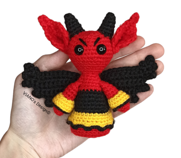 Crochet Pattern Devil Amigurumi Halloween