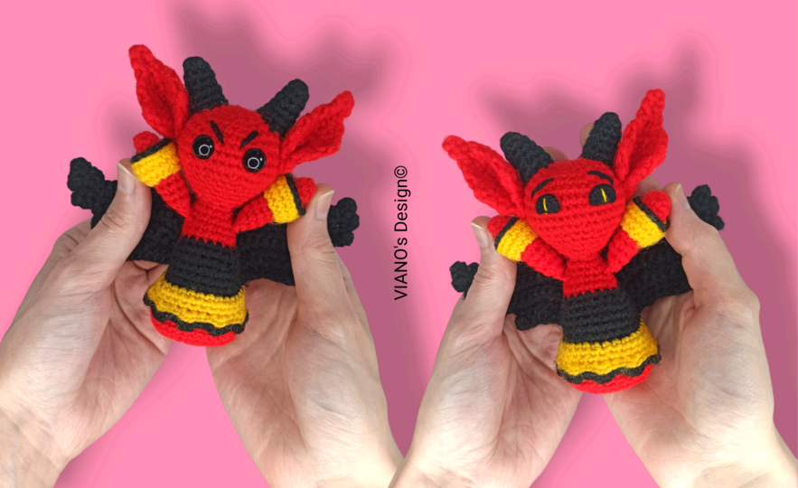 Crochet Pattern Devil Amigurumi Halloween