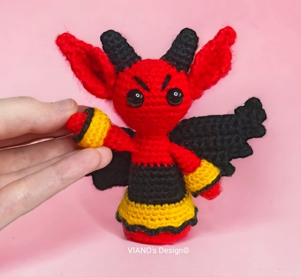 Crochet Pattern Devil Amigurumi Halloween