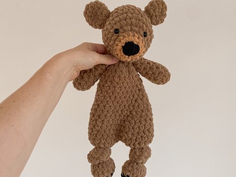 Teddy Bär Kuscheltier Häkelanleitung