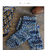 Häkelsocken "New York" Blau melierte Socken Häkelanleitung // PDF