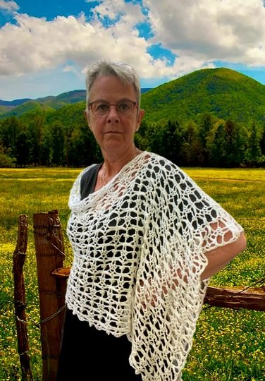"Letaba" - sommerliche Stola oder Poncho - Häkelanleitung