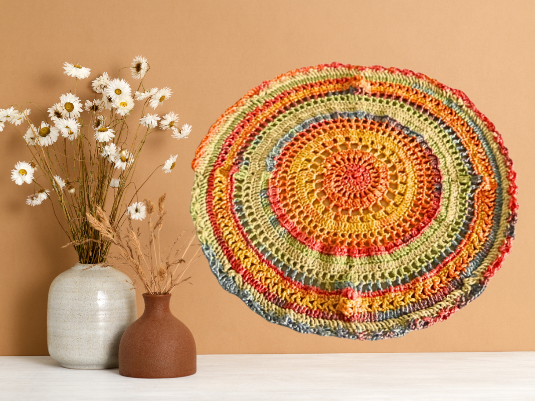 Häkelanleitung spiralförmiges Zierdeckchen Herikaru - Bild 6