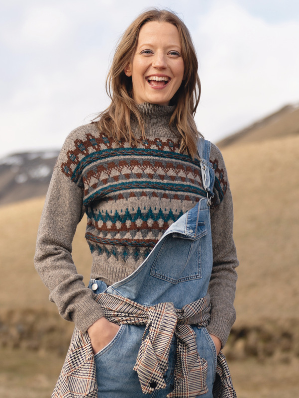 Pulli mit Jacquardmuster