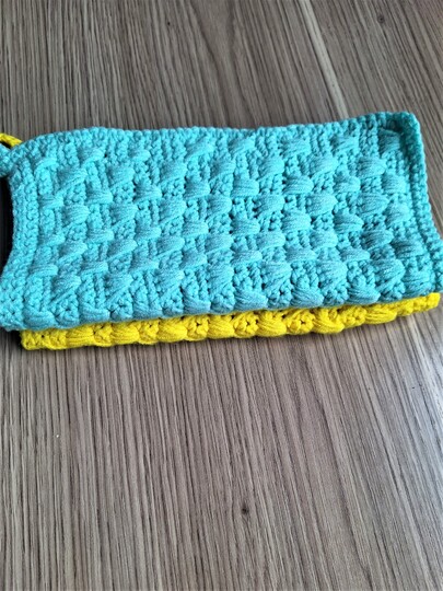 Häkelanleitung Topflappen /Seiflappen+++Wollreste+++ nützlich verhäkeln