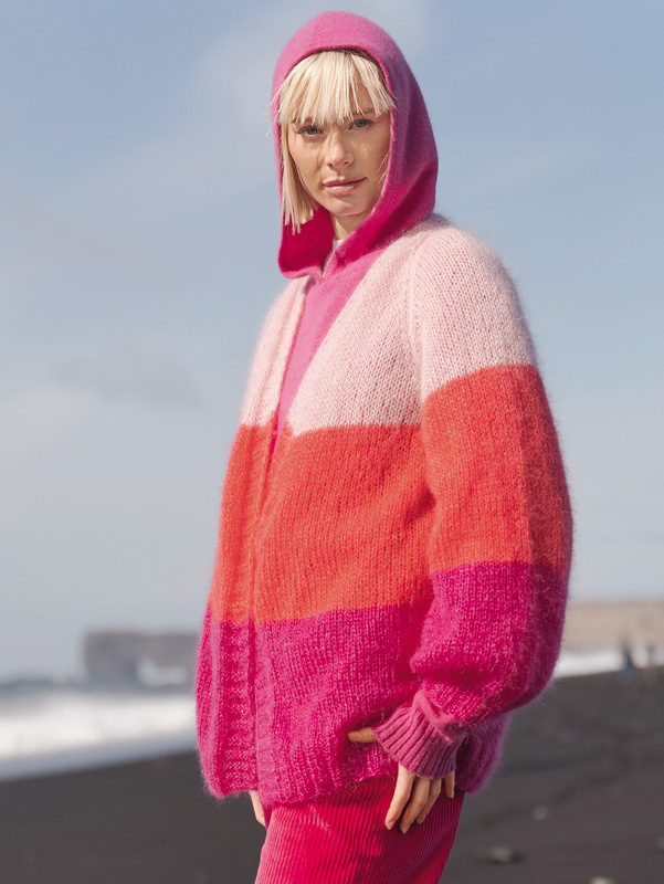 Dreifarbige Raglanjacke