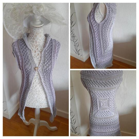 Weste Jacke Caramia häkeln