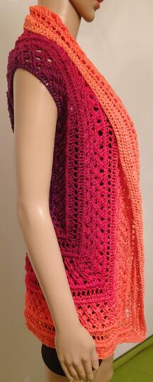 Weste Jacke Caramia häkeln