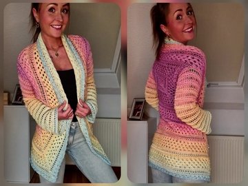 Weste Jacke Caramia häkeln