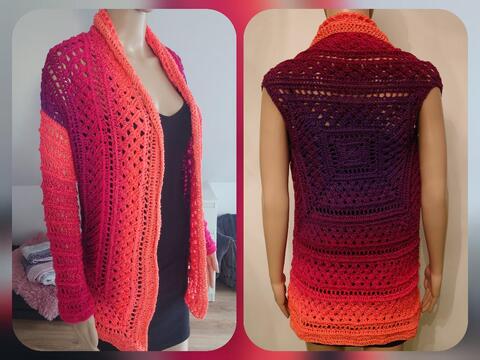 Weste Jacke Caramia häkeln