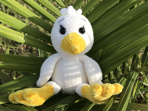 Häkelanleitung für Ente Nele