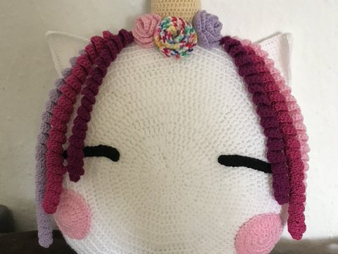 Einhornkissen "Löckchen"