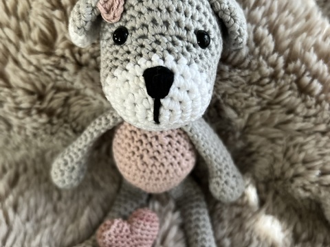 Häkelanleitung Kuscheltier Hund