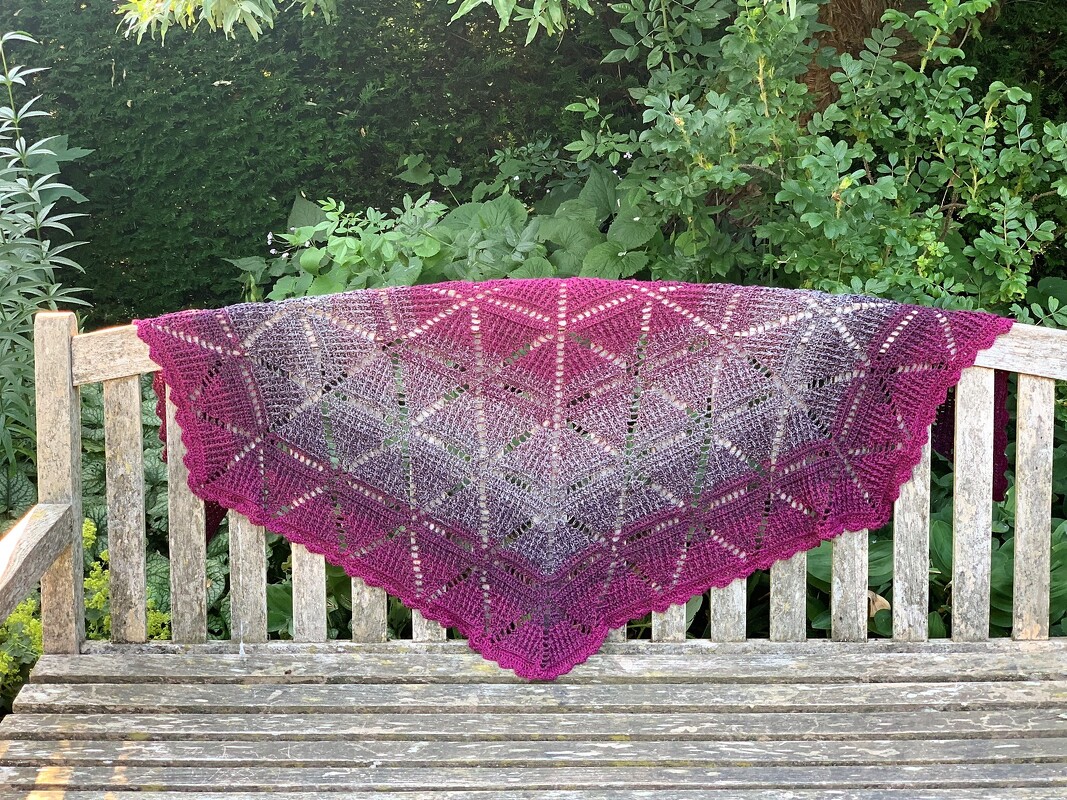 Crochet pattern 2-in-1: Pentagonal scarf "Maira" - Image 12