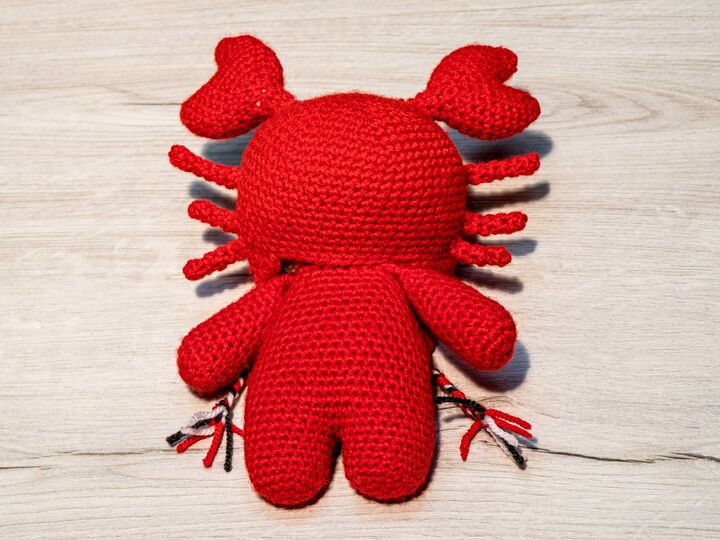 Amigurumi - Sternzeichen Kuscheltier "Krebs" Häkelanleitung // PDF