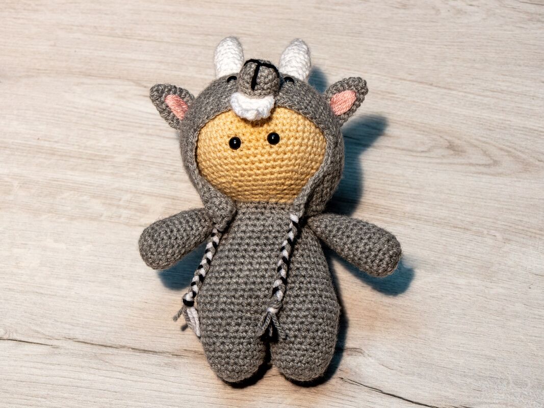 Amigurumi - Sternzeichen Kuscheltier "Steinbock" Häkelanleitung // PDF - Bild 4