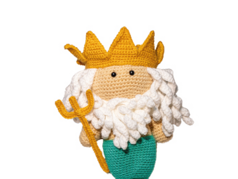 Amigurumi - Sternzeichen Kuscheltier "Wassermann" Häkelanleitung // PDF