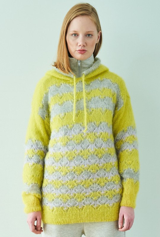 Kuscheliger Mohair-Seiden Hoodie - Bild 2