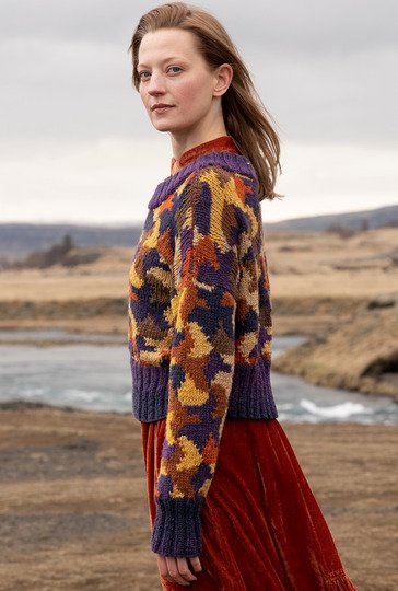 Pulli mit Farbflächen