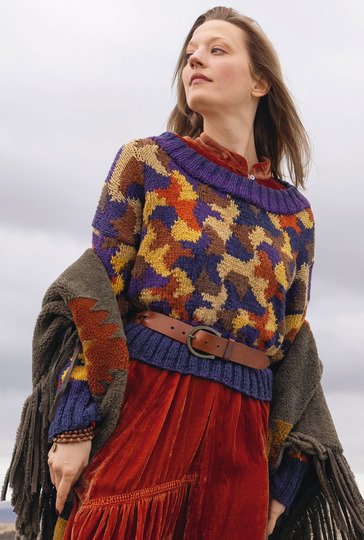 Pulli mit Farbflächen