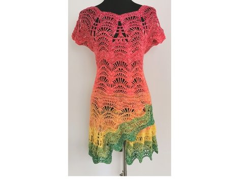 Tunika Salida, alle Größen, Häkelanleitung