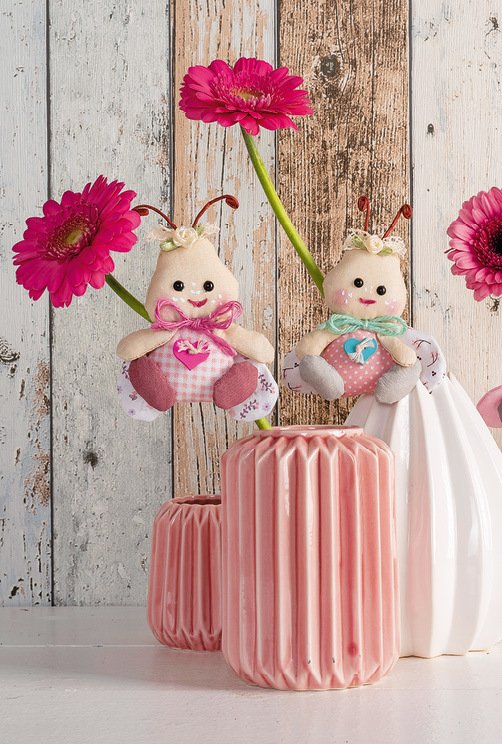 Genähte Deko-Käfer in zarten Tönen - Bild 4